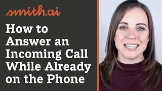 How to Answer an Incoming Call While Already on the Phone [upl. by Artim]