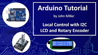 Arduino with I2C LCD and Rotary Encoder [upl. by Anatollo]