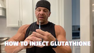 How to Inject Glutathione  Health Miracle [upl. by Jat]