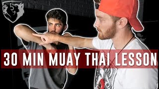 Muay Thai Training 101 Full Beginners Class [upl. by Ayres]