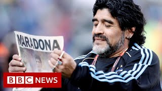 Diego Maradona Argentina legend dies aged 60  BBC News [upl. by Siffre365]