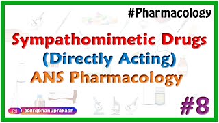 1Cholinergic Pharmacology Directly Acting Cholinomimetics ANS Pharmacology [upl. by Jorgan]