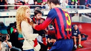 Shakira y Milan apoyan a Pique las mejores imagenes [upl. by Siroled]