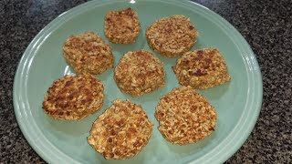 GALLETAS DE AVENA Y PLATANO EN SARTEN SOLO 2 INGREDIENTESSIN HORNO [upl. by Dorion]