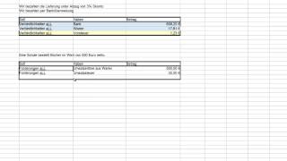 einfache Buchungen mit Mehrwertsteuer [upl. by Aitropal]