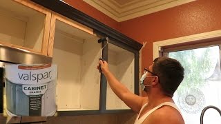 Como pintar gabinetes de cocina 1 de 2  how to paint kitchen cabinets [upl. by Eillam]