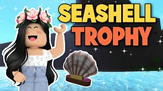 HOW TO GET THE SEASHELL IN BLOXBURG 2024  NEW Super RARE Summer Seashell Trophy ROBLOX WORKING [upl. by Ehrman369]