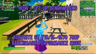 GT 710I54570 Fortnite Performance mode benchmark BOOST YOUR FPS [upl. by Zerelda]