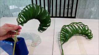 Leaf Manipulation  Braiding Palm leaf [upl. by Pattani]