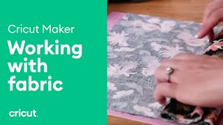 Using fabric with Cricut Maker  Cricut™ [upl. by Gasparo643]