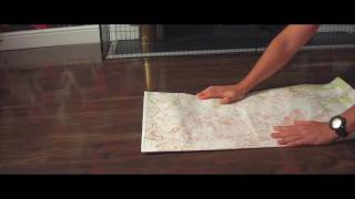 Ordnance Survey 150000 Map Folding Tutorial [upl. by Andrews]