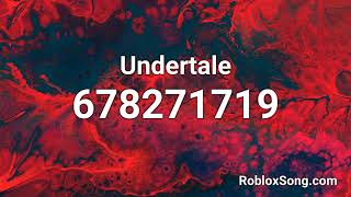 Undertale Roblox ID  Music Code [upl. by Yuzik]