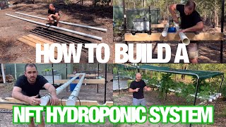 How to Build a Nutrient Film Technique NFT Hydroponic System [upl. by Nerahs]