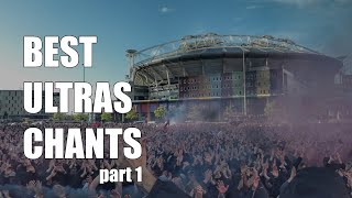 WORLDS BEST ULTRAS CHANTS With Lyrics amp Translation ENFRES Part 1 [upl. by Illib]