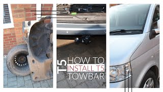 How To Fit A VW T5 Towbar Step by Step [upl. by Dinerman639]