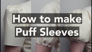 How to make Puff Sleeves tutorial [upl. by Remy]