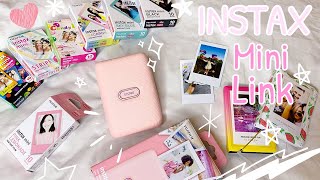 Instax Mini Link Unboxing Setup  Review ✨ [upl. by Gilcrest]