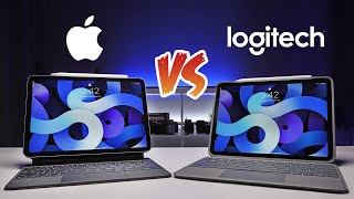 WHY PAY MORE Apple Magic Keyboard vs Logitech Folio Touch [upl. by Whiffen953]