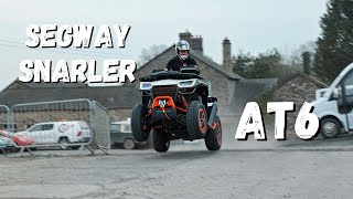 SEGWAY SNARLER AT6 570cc 600GX First Look and First Ride [upl. by Ihtak]