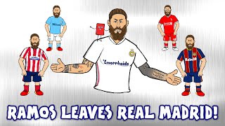 👋Ramos leaves Real Madrid👋 PSG Man Utd Barca Man City Transfer Gossip Press Conference [upl. by Swayder19]