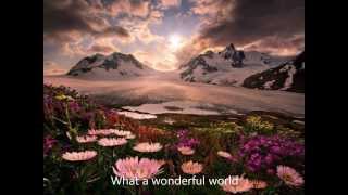 Louis Armstrong  What a Wonderful World with lyrics [upl. by Enirok446]