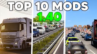 TOP 10 Mods for ETS2 140 [upl. by Etnuahs]