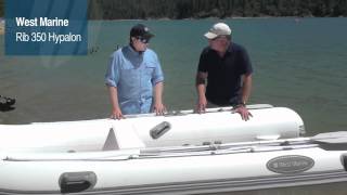 West Marine Rib 350 Hypalon White Sport Boat [upl. by Oilejor777]