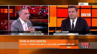 Cüneyt Özdemirden Fatih Altaylıya istifa sorusu 5N1K [upl. by Nyluqcaj]