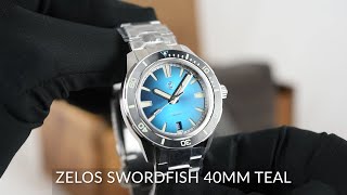 Zelos Swordfish 40mm Teal [upl. by Mcdade]