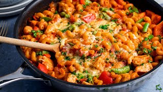 30 Minute One Pot Chicken Pasta  Perfect Family Weeknight Dinner [upl. by Sauncho]