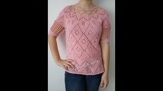 Bluza tricotata Tutorial [upl. by Enila]