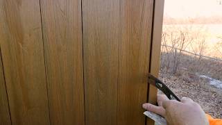 NewTechWood Siding Vertical Installation Guide [upl. by Ahsikym684]