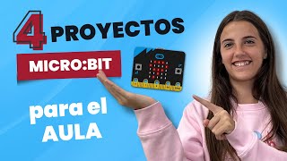 💡​ 4 Proyectos con MICROBIT para hacer en CLASE o CASA  ValPat [upl. by Almita607]