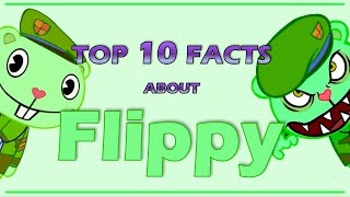 Top 10 Facts About FLIPPY From Happy Tree Friends Character review [upl. by Esilrac777]