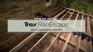 Trex RainEscape Installation [upl. by Marina]