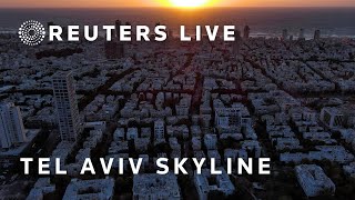 LIVE View of Tel Aviv skyline [upl. by Ltsyrk135]