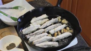 Pan Fried Capelin  Traditional Newfoundland  Bonitas Kitchen [upl. by Mcadams]