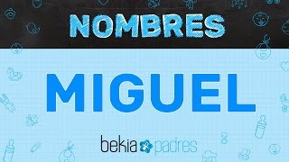 Significado del nombre Miguel [upl. by Utimer]