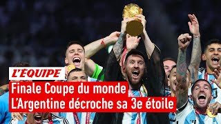 Coupe du monde 2022  L’Argentine sacrée face à la France après une finale exceptionnelle [upl. by Ahtnams216]