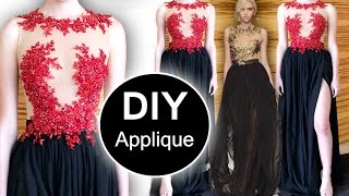 DIY applying appliques Method 1 [upl. by Razaele]