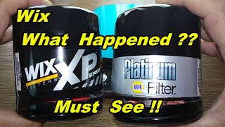 Wix XP Oil Filter Cut Open 51348XP vs Napa Platinum Oil Filter Cut Open 41348 Oil Filter Review [upl. by Chirlin]