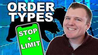 Stock Market Order Types EXPLAINED  Limit  Stop  Stop Limit  Trailing Stop [upl. by Nitsir]