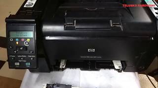 Hp Laserjet 100 color m175 cartridge remove n install [upl. by Northway]