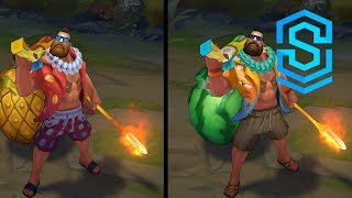 Pool Party Gangplank Chroma Skins [upl. by Hagi656]