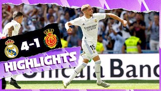 Real Madrid 41 Mallorca  HIGHLIGHTS  LaLiga 202223 [upl. by Ahsilak848]