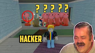 ROBLOX PIGGY VS HACKER MEME PART 9 [upl. by Halsy]