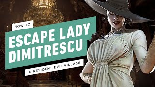 Resident Evil Village How to Escape From Lady Dimitrescu [upl. by Couhp16]