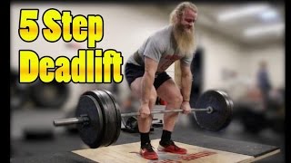 How To Deadlift Starting Strength 5 Step Deadlift [upl. by Ilesara772]