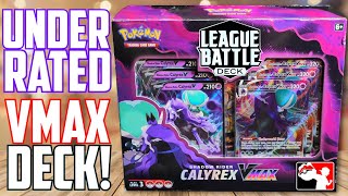 Shadow Rider Calyrex VMAX League Battle Deck OpeningReview [upl. by Willmert225]