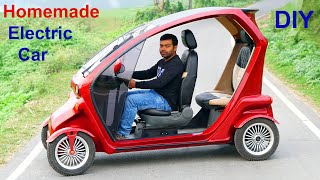 How to Make a Mini Electric Car DIY [upl. by Yllime]